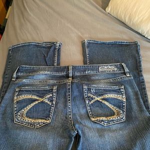Silver Eden Jeans-Gently worn
